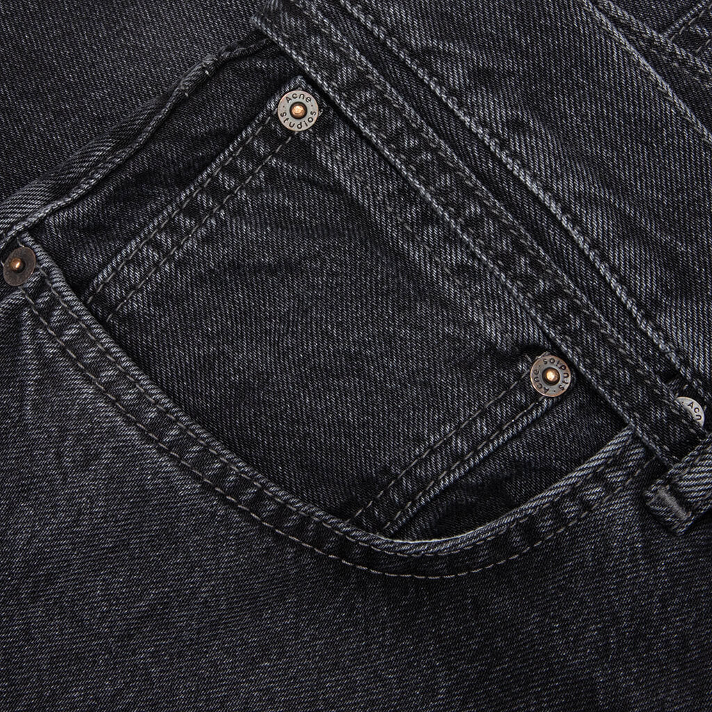 Denim Shorts - Black - Image 4