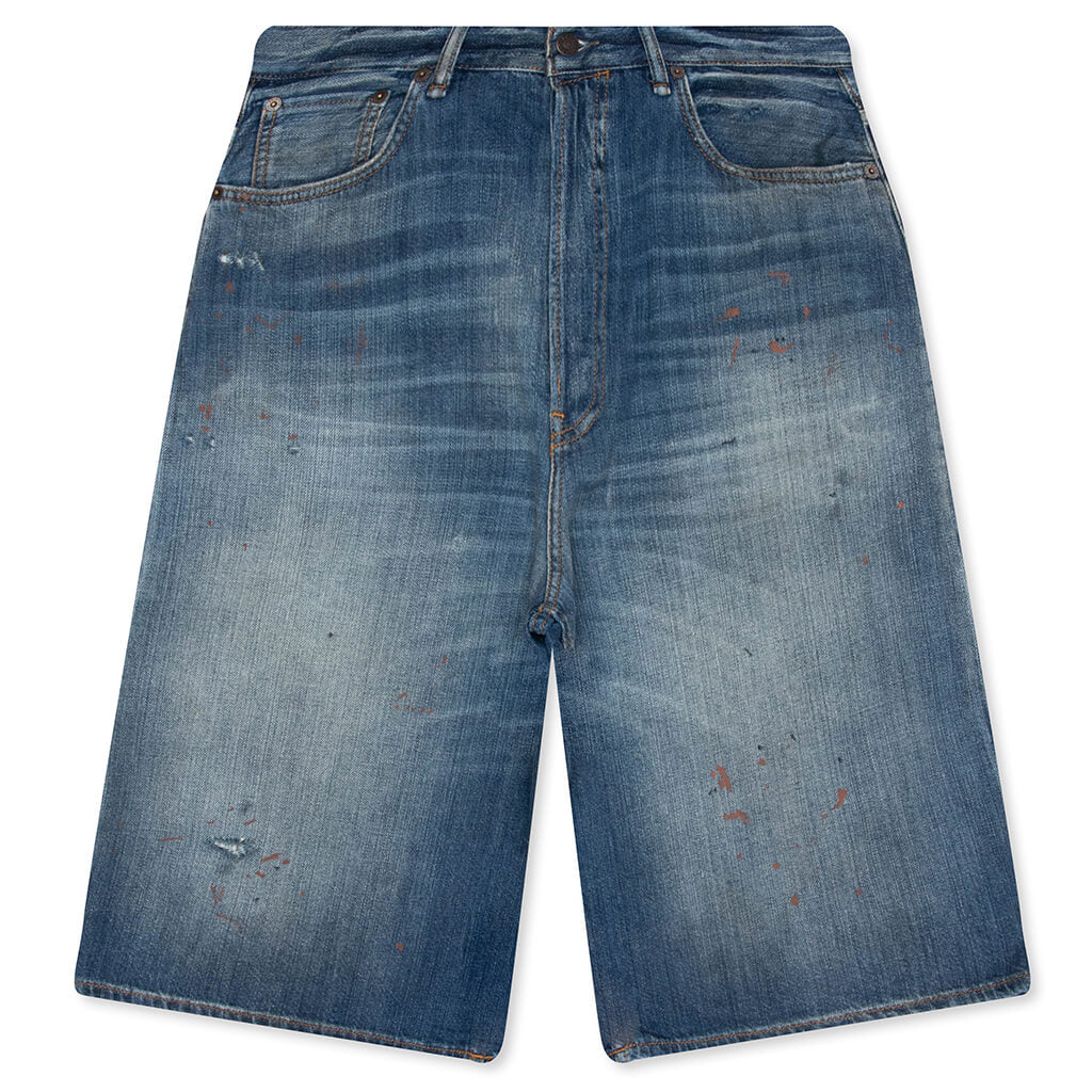 Denim Shorts - Mid Blue