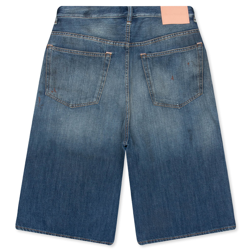 Denim Shorts - Mid Blue - Image 2