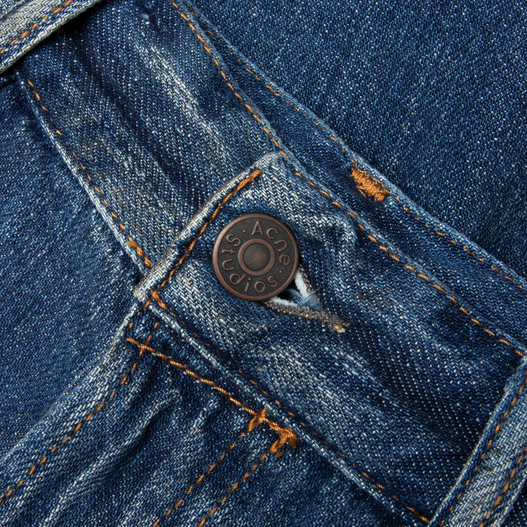 Denim Shorts - Mid Blue - Image 3