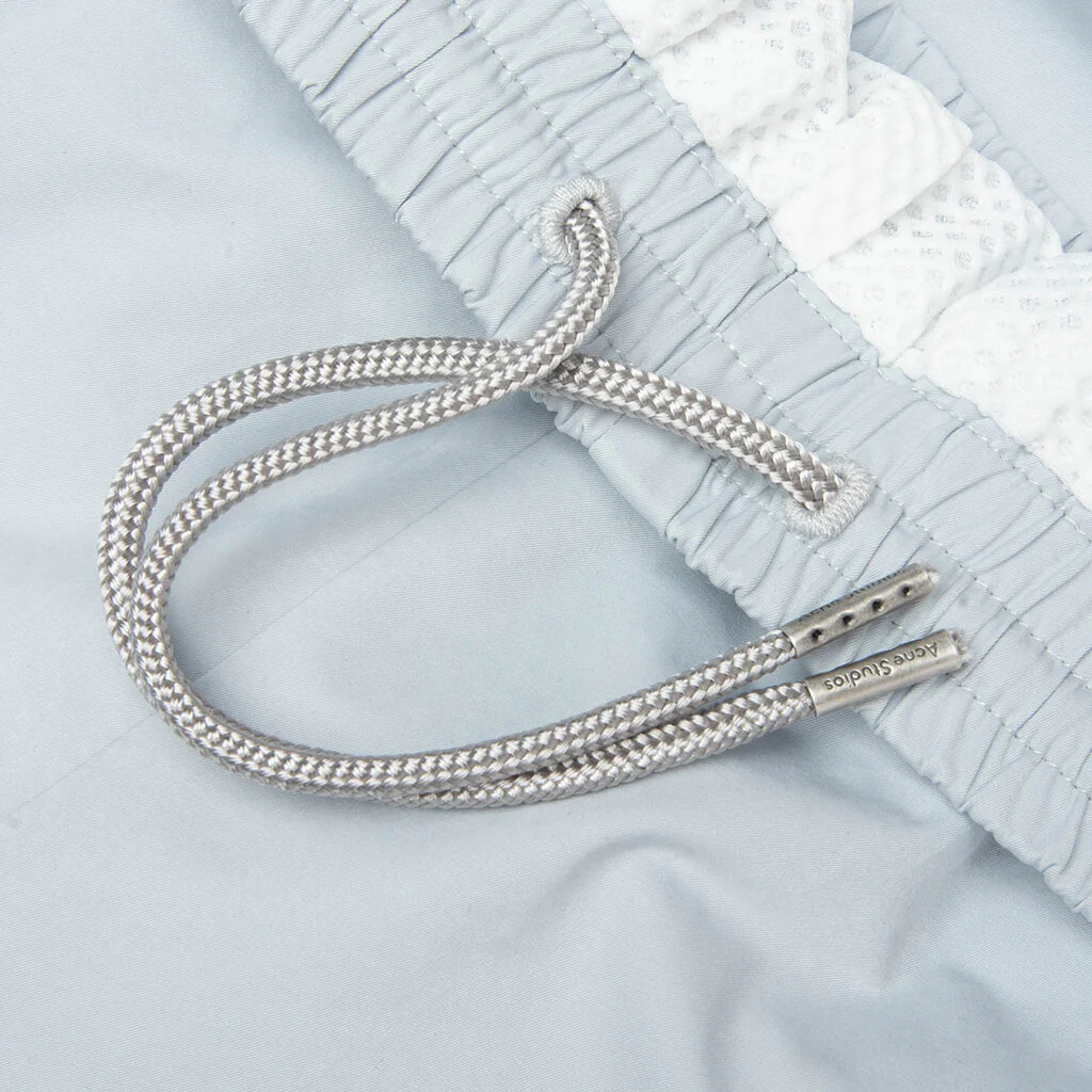 Embroidered Logo Shorts - Cold Grey - Image 3
