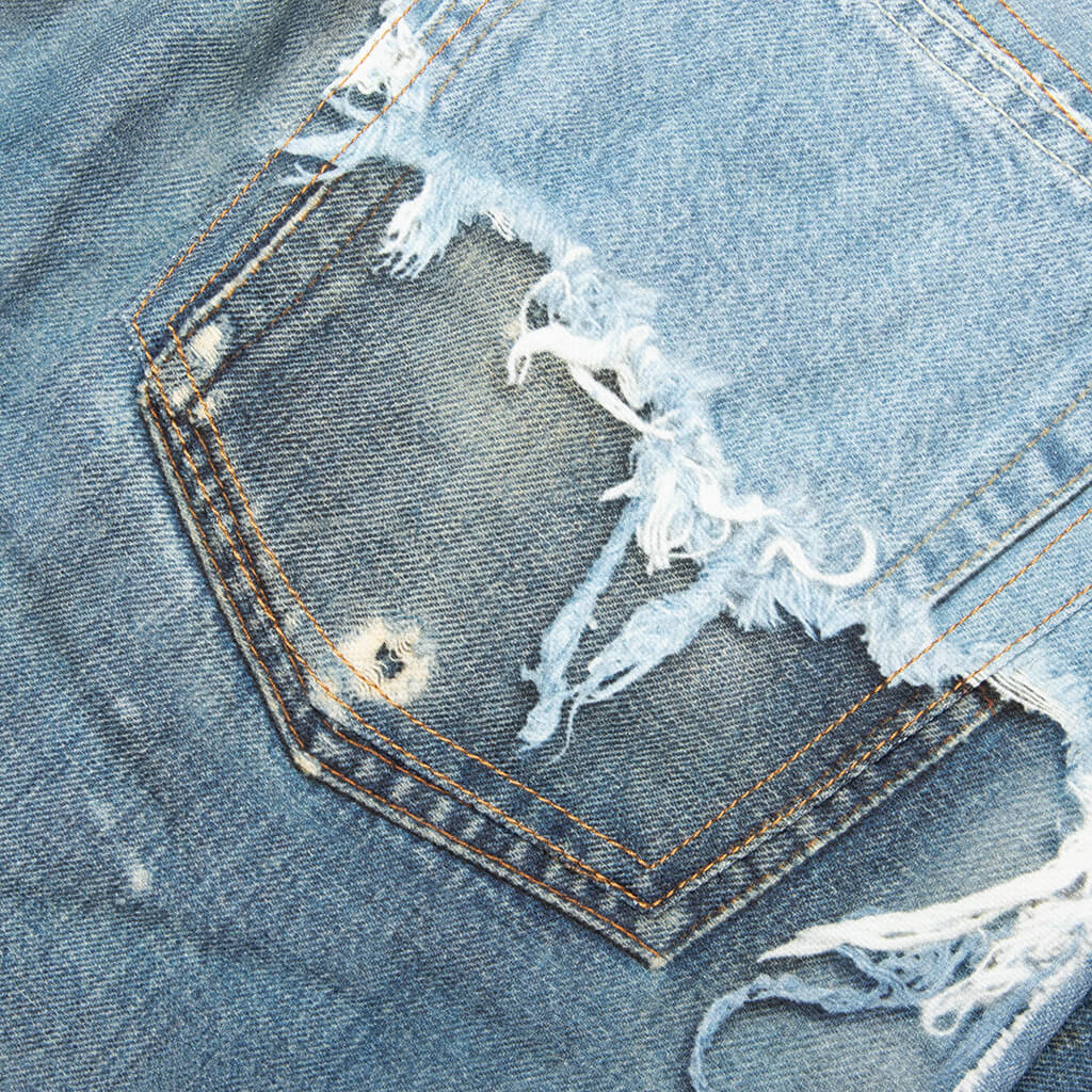 1981 Trompe L'oeil Jeans - Mid Blue - Image 5