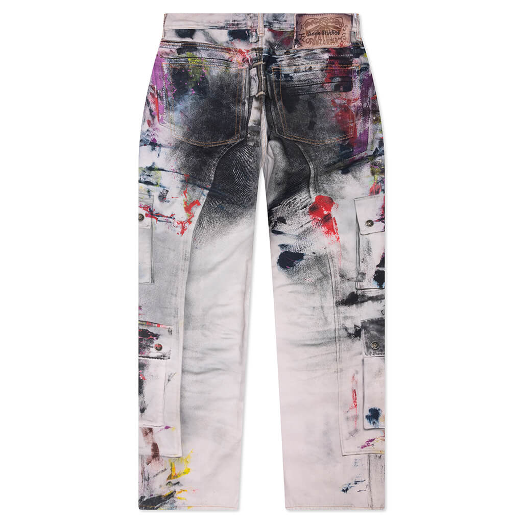 1981 Baggy Fit Jeans - White/Multi - Image 2