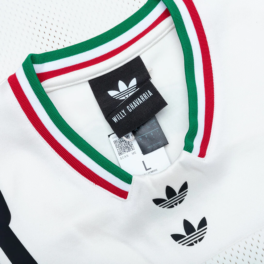 Adidas Originals x Willy Chavarria Basketball Jersey - Off White/Black - Image 4
