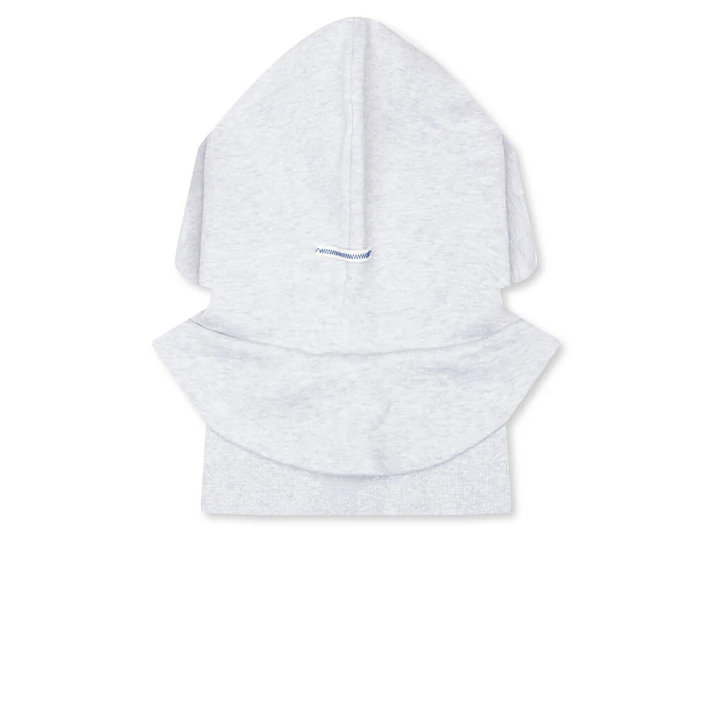 Adidas x Bad Bunny Heavy Crew Neck & Hooded Balaclava Sweatshirt - Light Grey Heather - Image 5