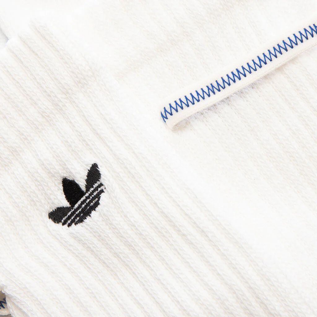 Adidas x Bad Bunny Crew Sock 3 Pack - Crew White - Image 3