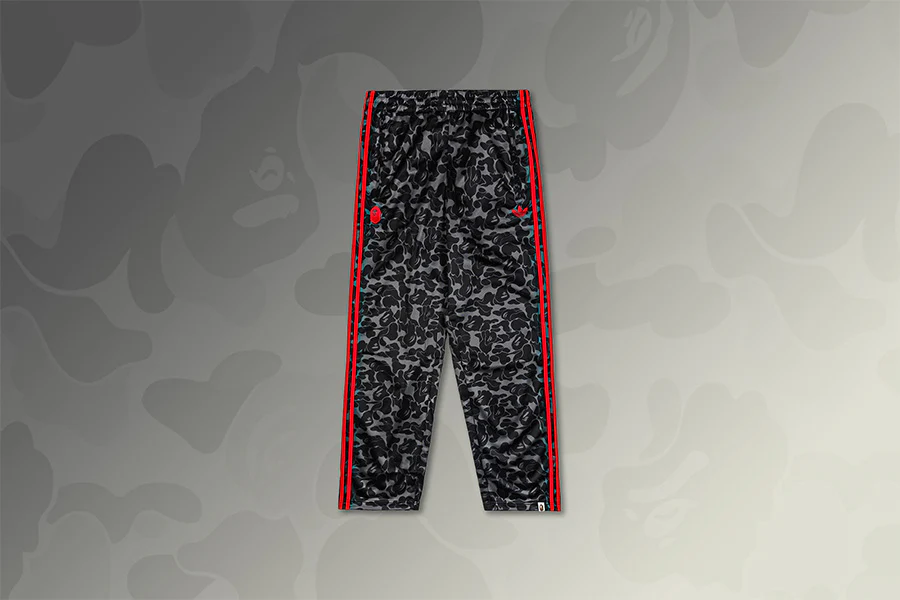 Adidas x BAPE Track Pants All Over Print - Black - Image 2