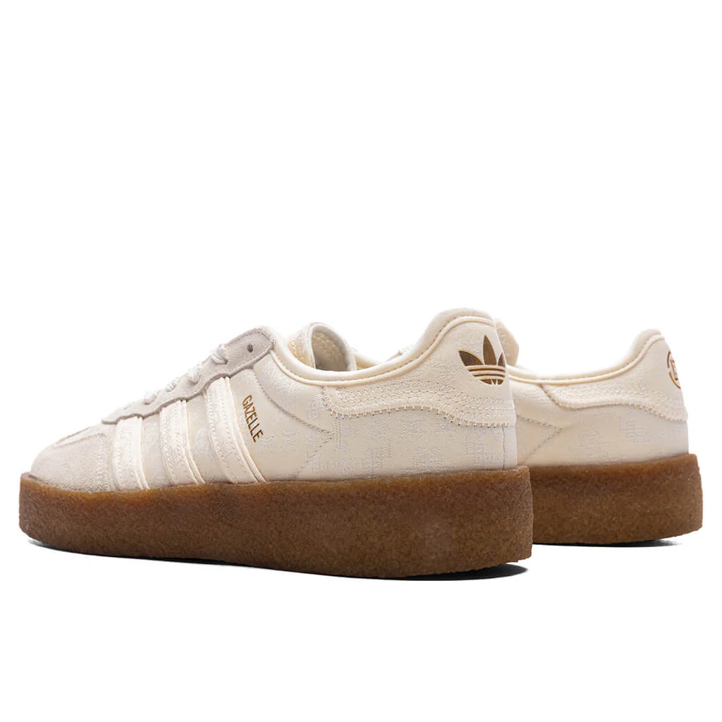 Adidas x CLOT Gazelle by Edison Chen - Cream White/Cloud White/Gold Metallic - Image 3