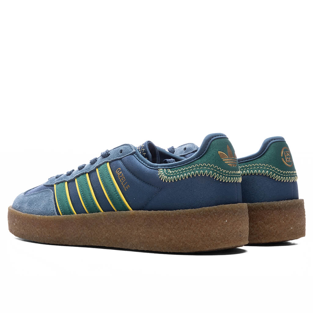 Adidas x CLOT Gazelle by Edison Chen - Night Marine/Collegiate Green/Hazy Yellow - Image 3