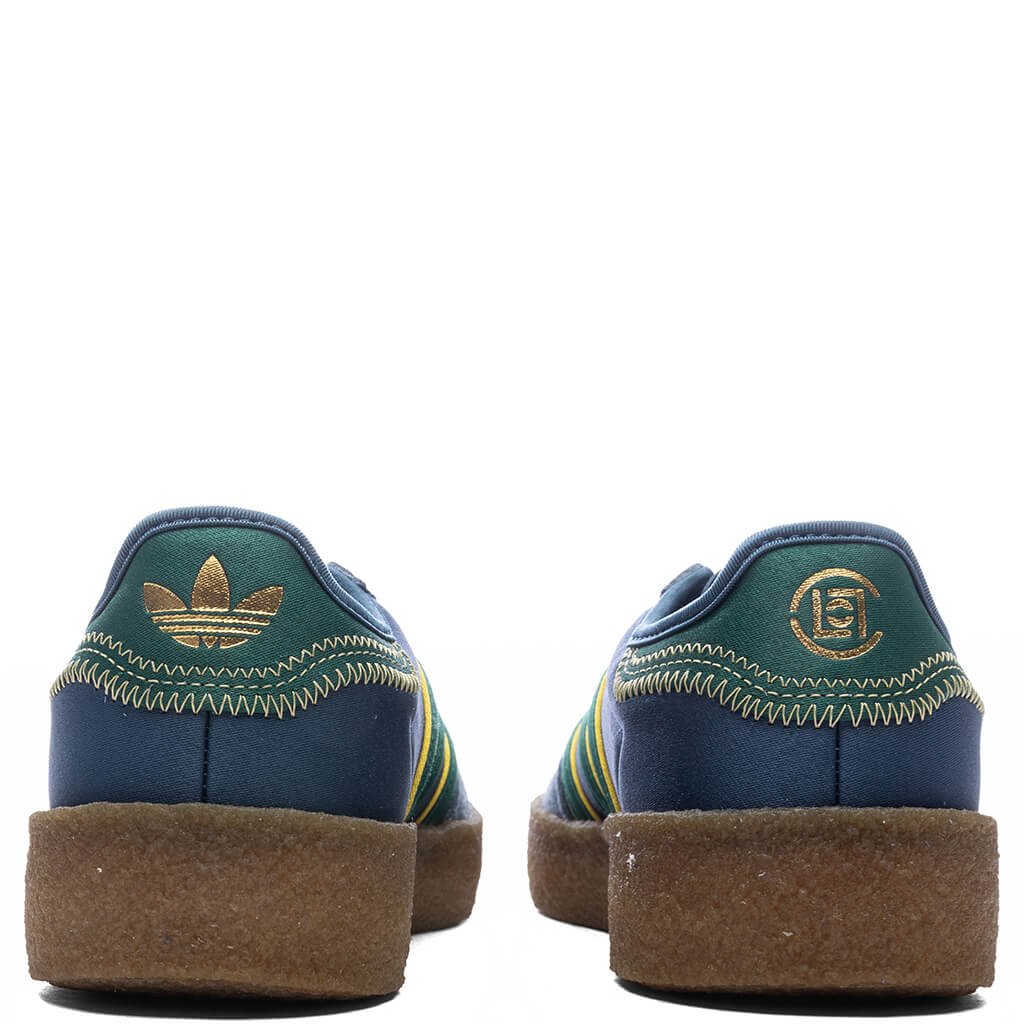 Adidas x CLOT Gazelle by Edison Chen - Night Marine/Collegiate Green/Hazy Yellow - Image 4