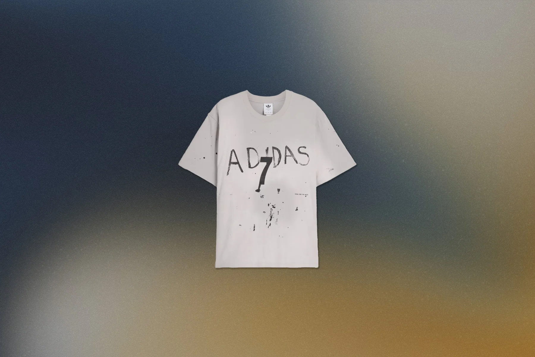 Adidas Originals x Song for the Mute 007 Short Sleeve Tee - Grey Two - Image 2