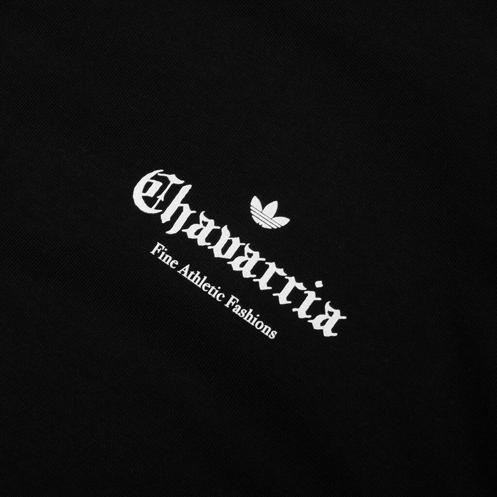 Adidas Originals x Willy Chavarria Logo S/S Tee - Black - Image 3