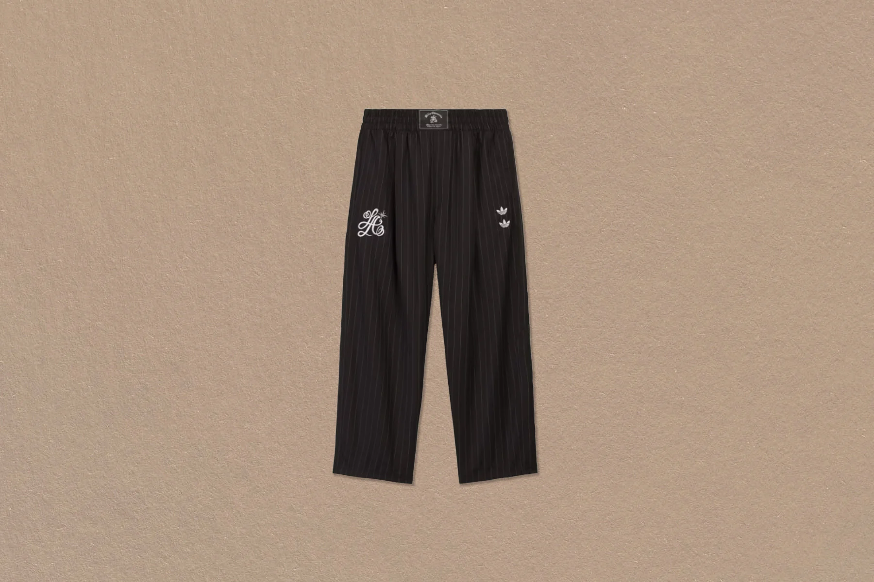 Adidas Originals x Willy Chavarria Pinstripe Track Pants - Black - Image 2