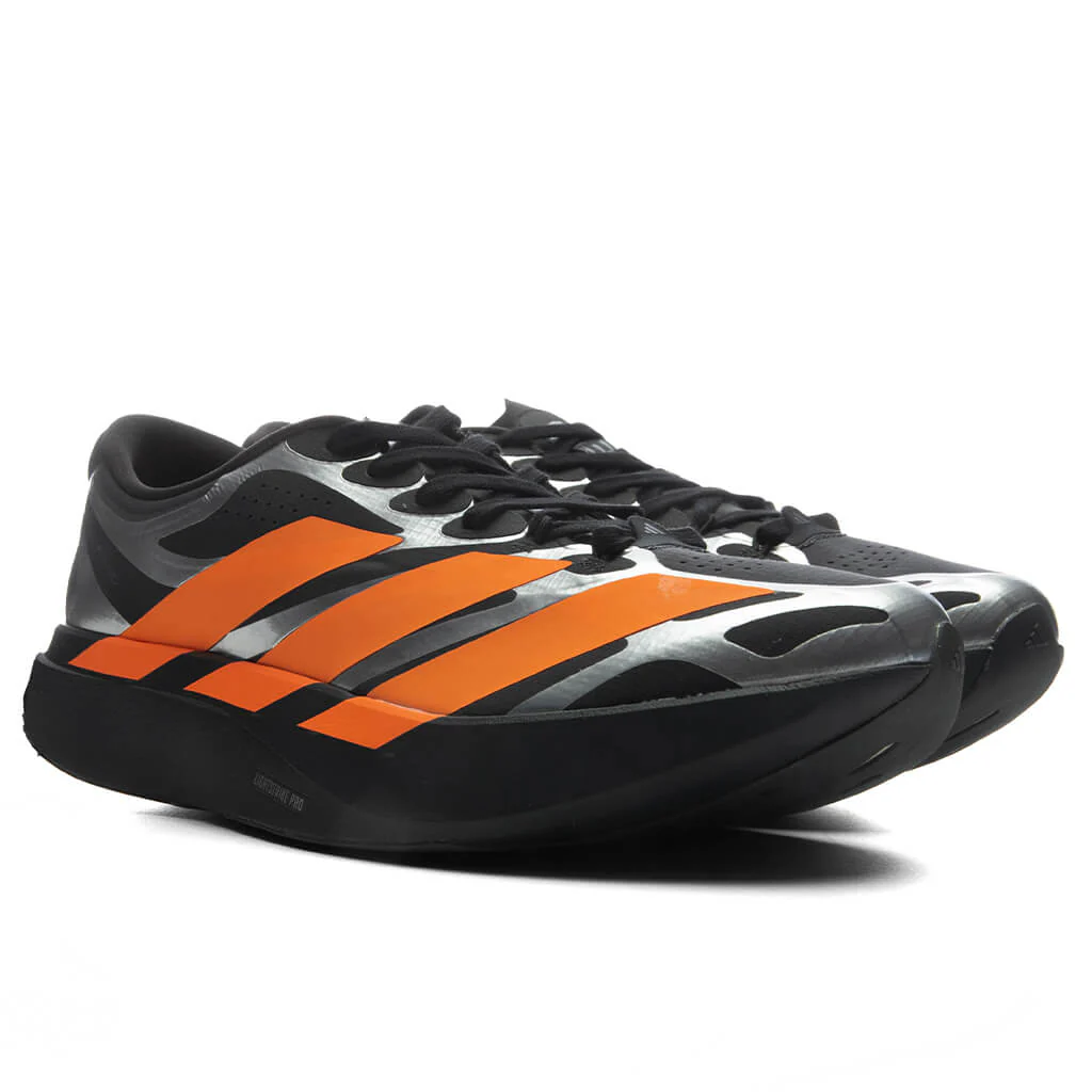 Adizero Evo SL EXO - Carbon/Lucid Orange/Silver Metallic - Image 2