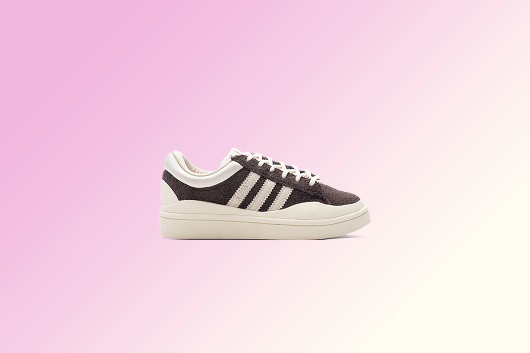 Adidas Originals x Bad Bunny Last Campus Kids - Dark Brown/Dark Brown/Clear Pink - Image 5