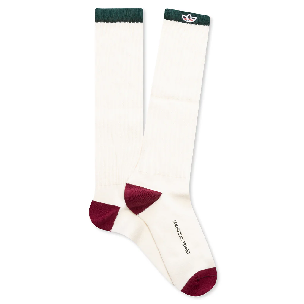 Adidas x CLOT Socks by Edison Chen - Crew White