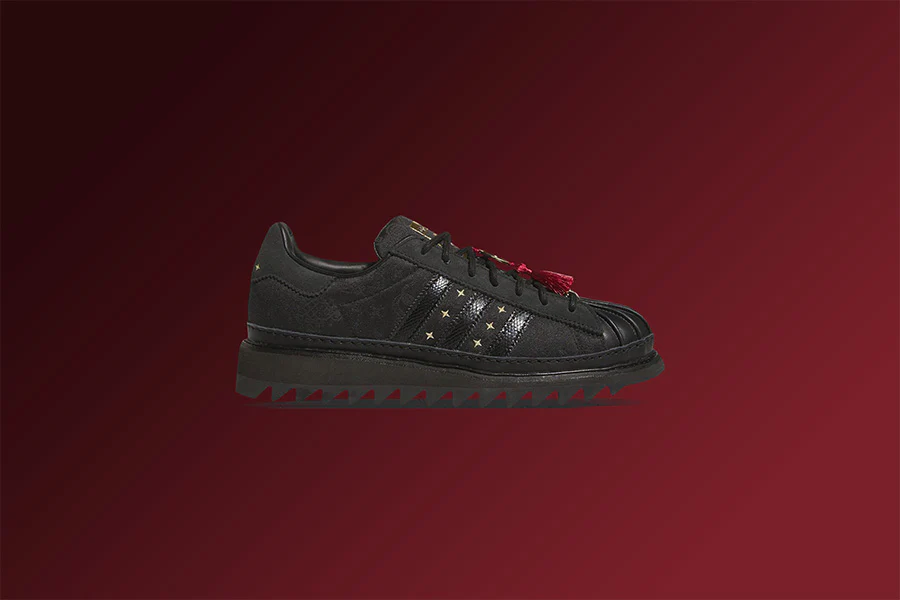 Adidas x CLOT Superstar 'Chinese New Year'  - Core Black/Carbon/Gold Metallic - Image 5
