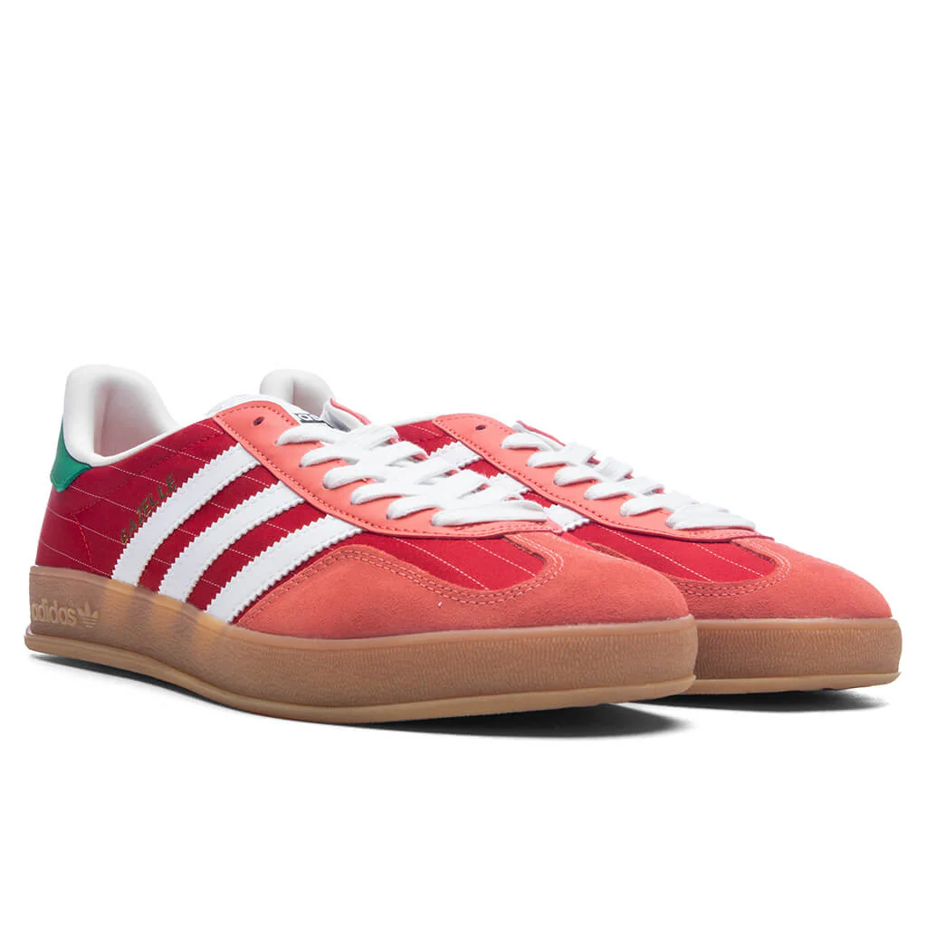 Gazelle Indoor 'Olympic Pack' - Better Scarlet/White/Gum - Image 2
