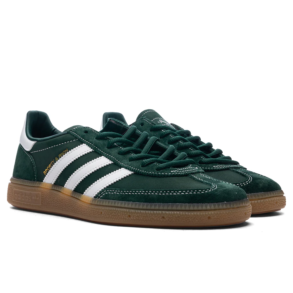 Adidas x Sporty & Rich Handball Spezial - Dark Green/Cloud White/Gum - Image 2