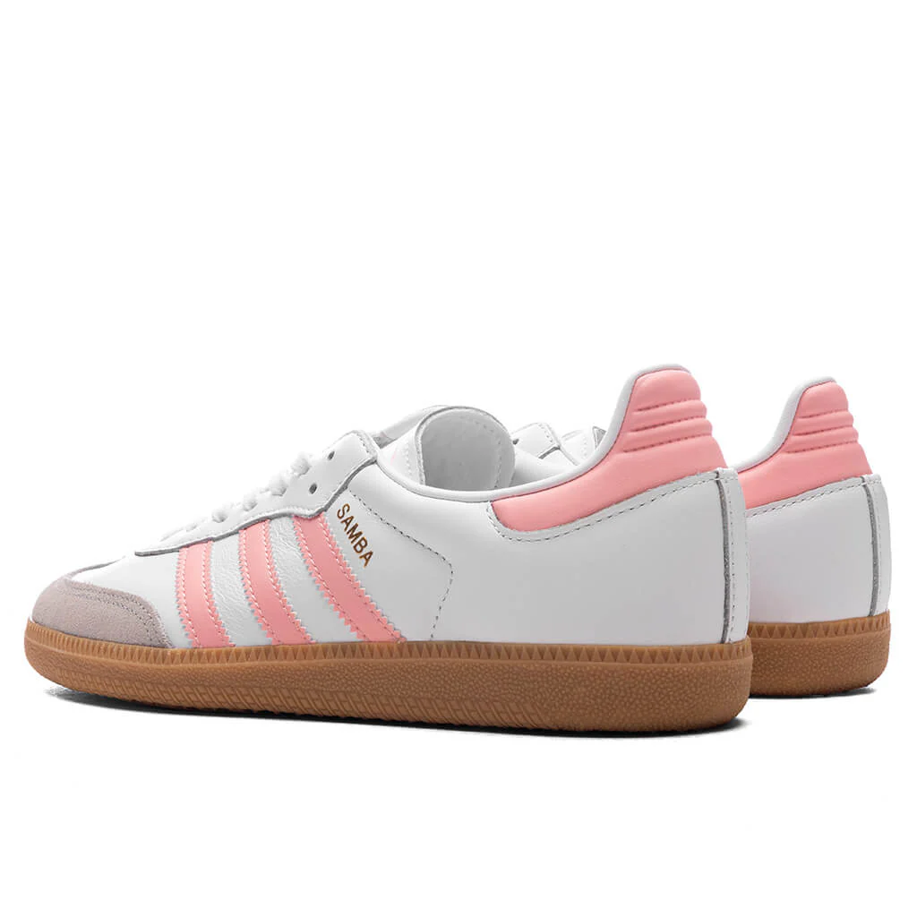 Kids Samba OG (GS) - Cloud White/Semi Pink Spark/Gum - Image 3