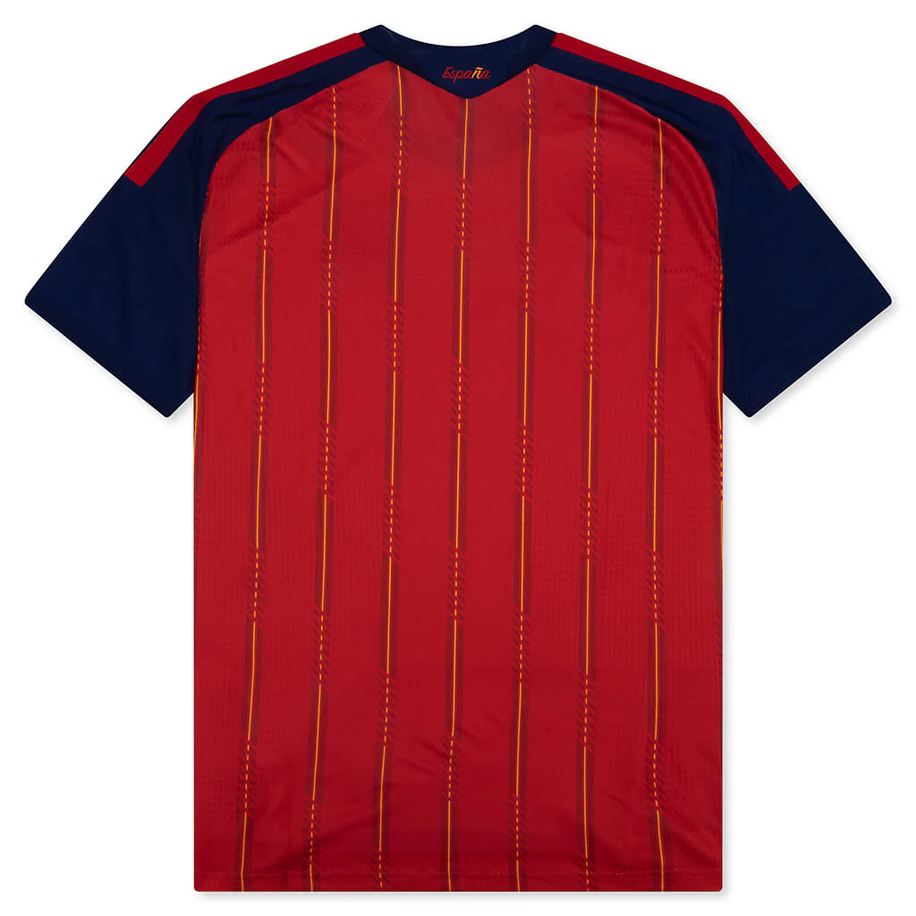 Spain 26 Home Authentic Jersey - Red - Image 2
