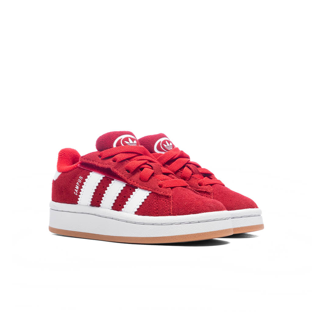 Toddlers Campus 00s Comfort Elastic Lace - Better Scarlet/Cloud White - Image 2