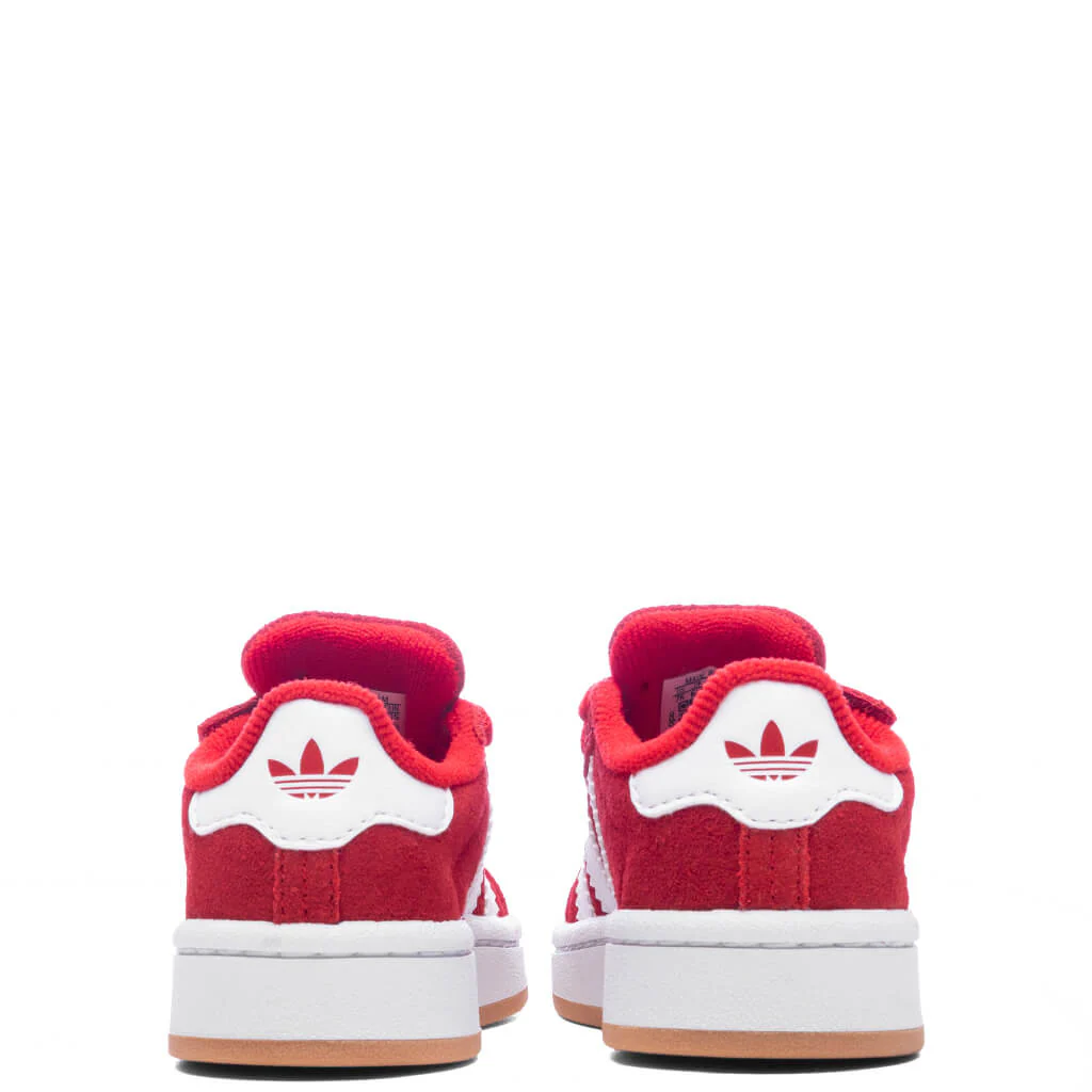 Toddlers Campus 00s Comfort Elastic Lace - Better Scarlet/Cloud White - Image 4