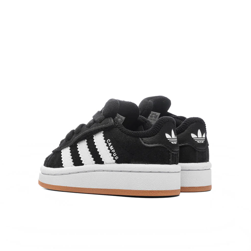 Toddlers Campus 00s Comfort Elastic Lace -  Core Black/Cloud White/Gum - Image 3