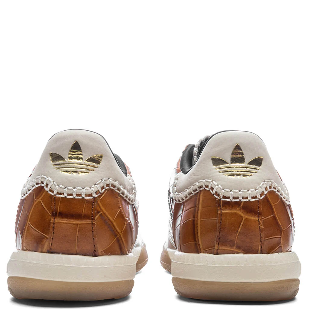 Adidas x Wales Bonner Samba Metallic - Silver Metal/Silver Metal/Easy Yellow - Image 4