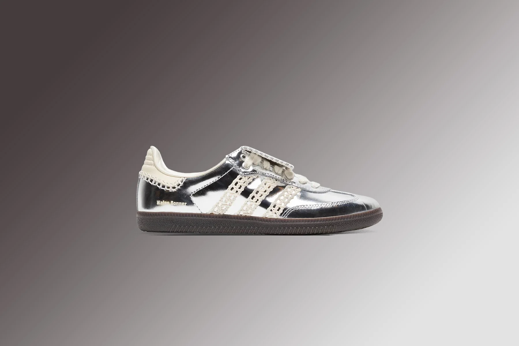 Adidas x Wales Bonner Samba Metallic - Silver Metal/Silver Metal/Easy Yellow - Image 5