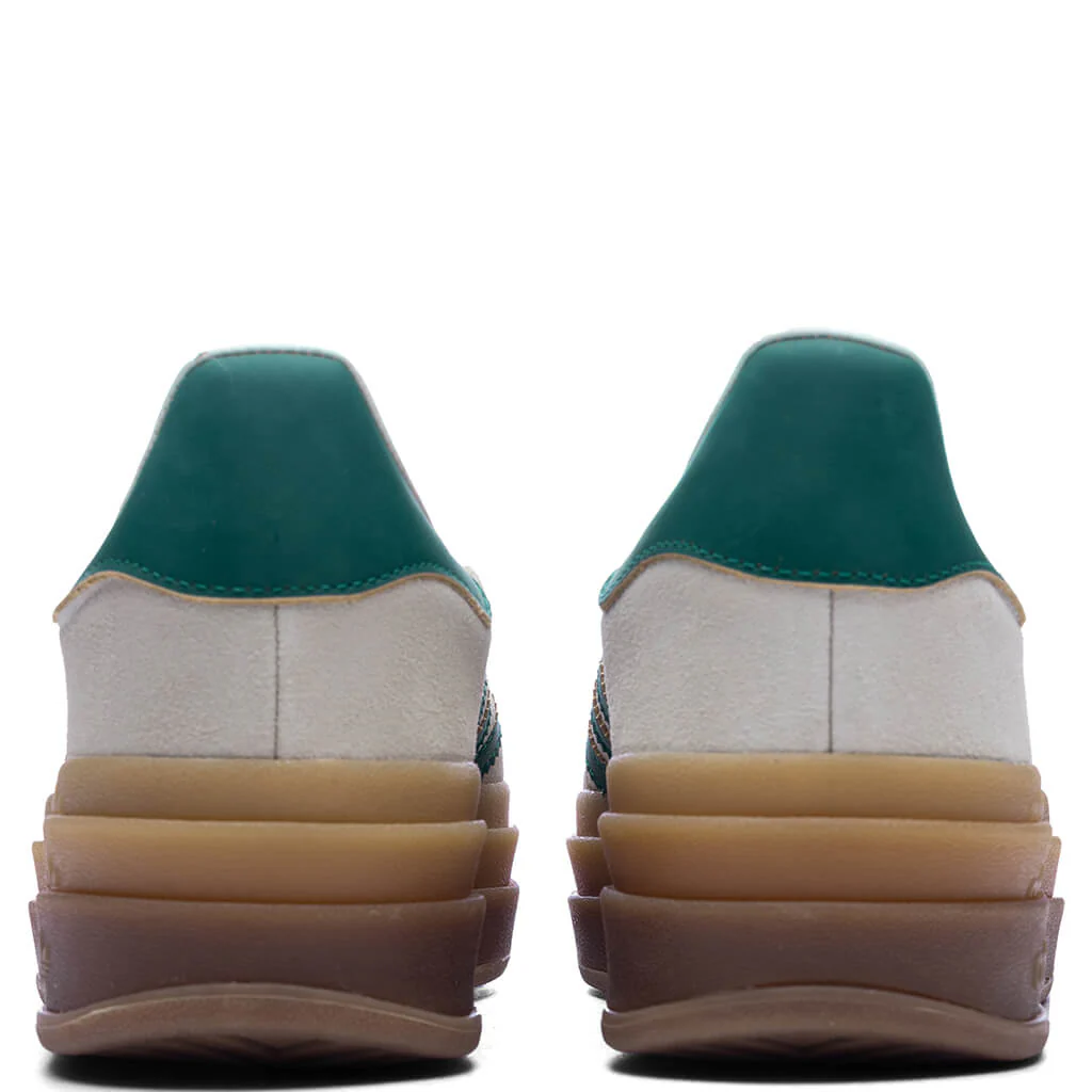 Womens Gazelle Bold - Cream White/Collegiate Green/Magic Beige - Image 4