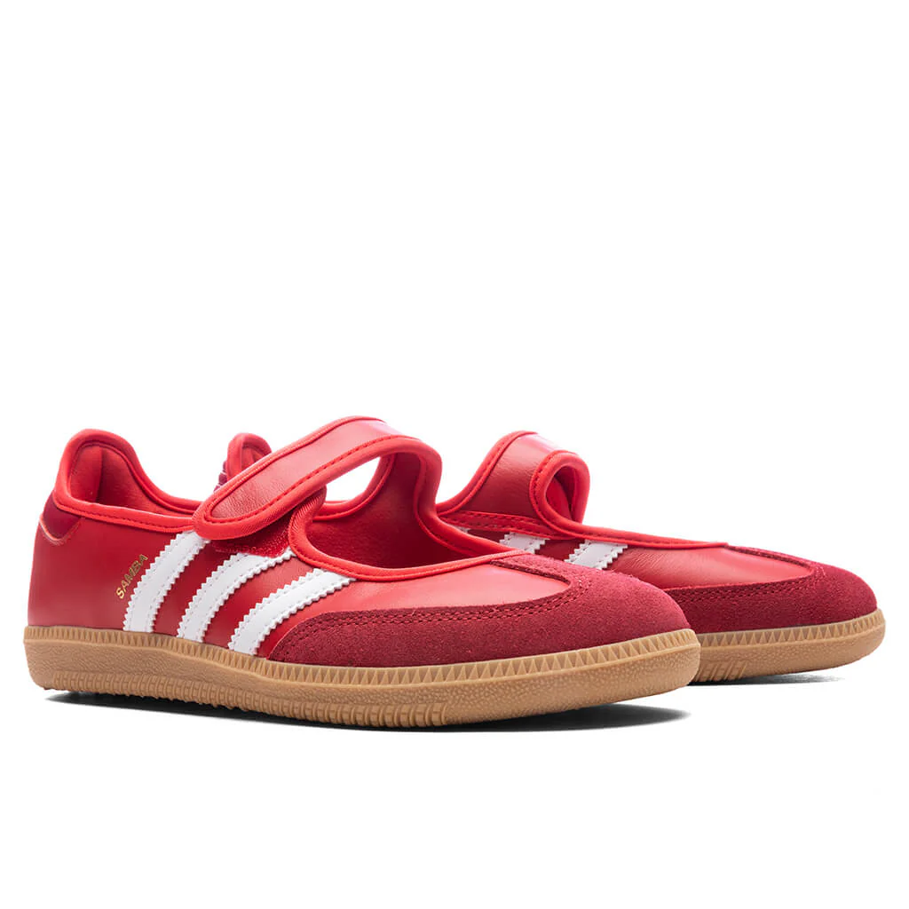 Women's Samba Jane - Better Scarlet/Team Victory Red/Gum - Image 2