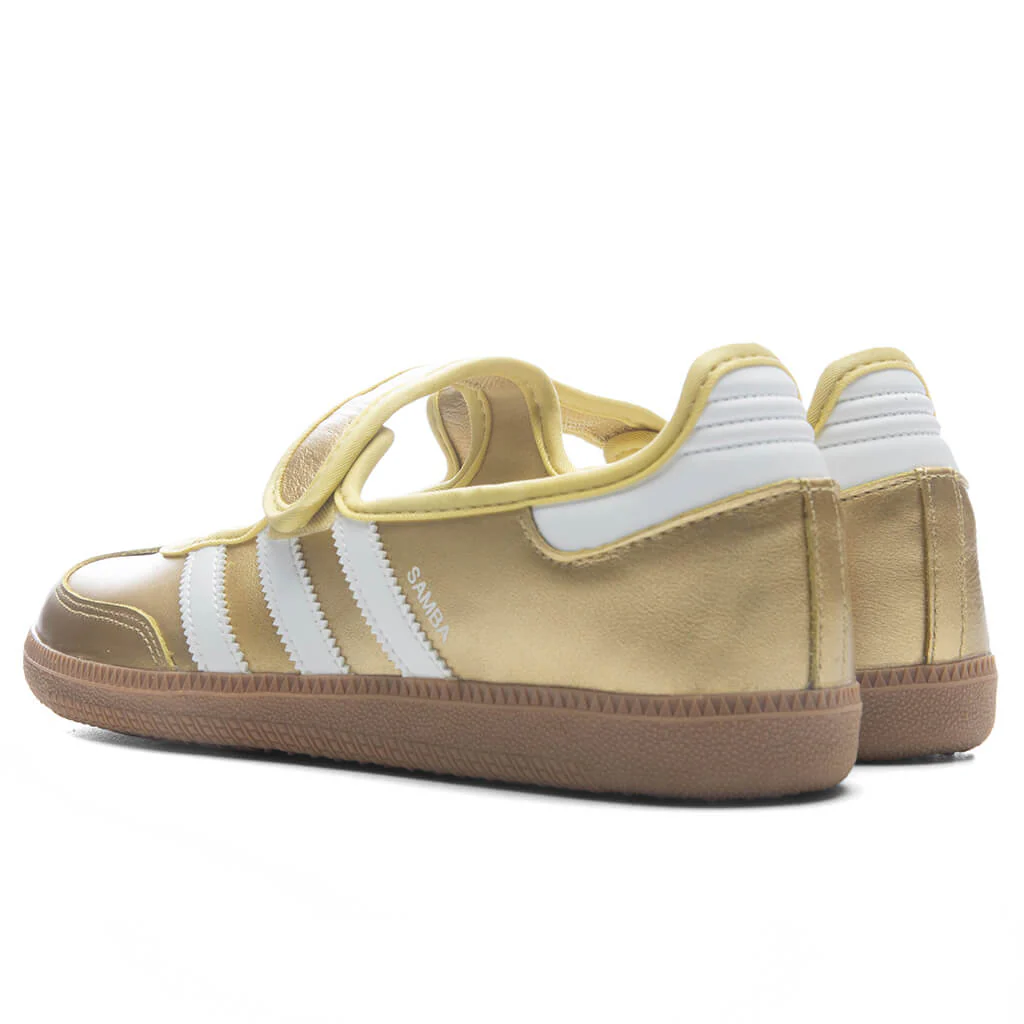 Women's Samba Jane - Gold Metallic/Cloud White/Gum - Image 3