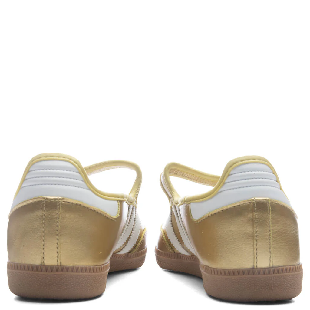 Women's Samba Jane - Gold Metallic/Cloud White/Gum - Image 4