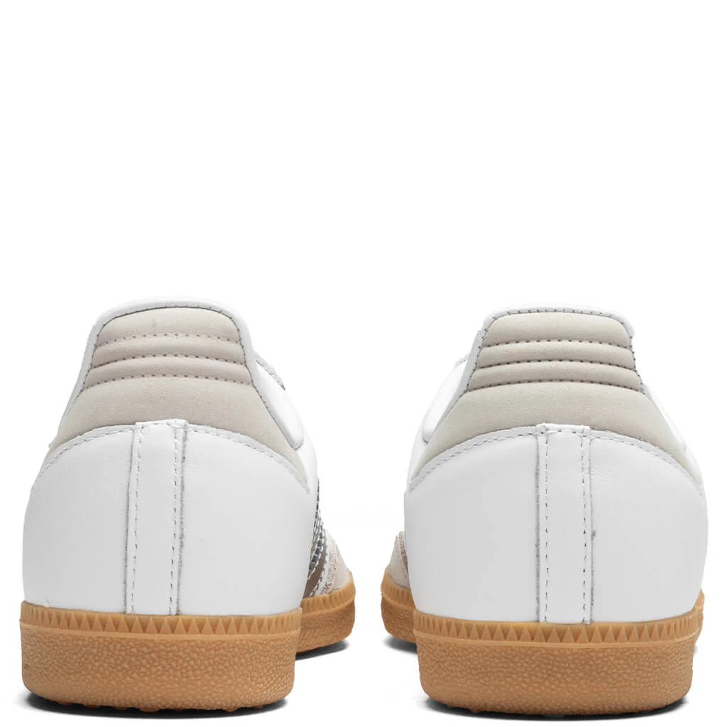 Women's Samba OG - Footwear White/Silver Metallic/Grey One - Image 4