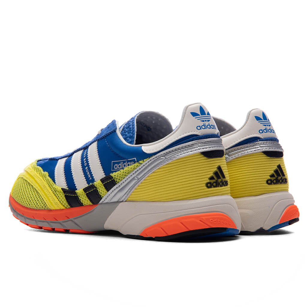 Adidas Originals x Bad Bunny Adizero SL72 - Blue/Cloud White/Shock Yellow - Image 3
