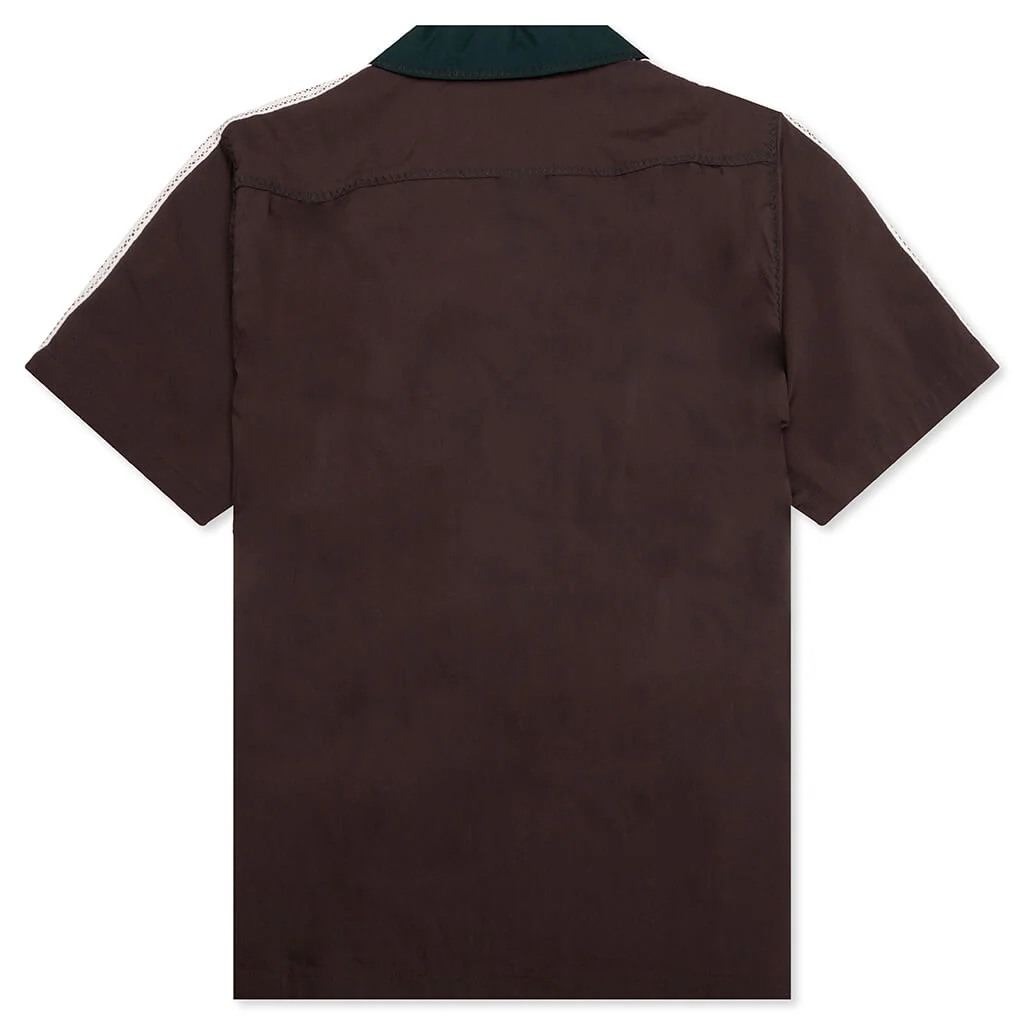 Adidas Originals x CLOT Bowling Shirt by Edison Chen - Dark Brown - Image 2