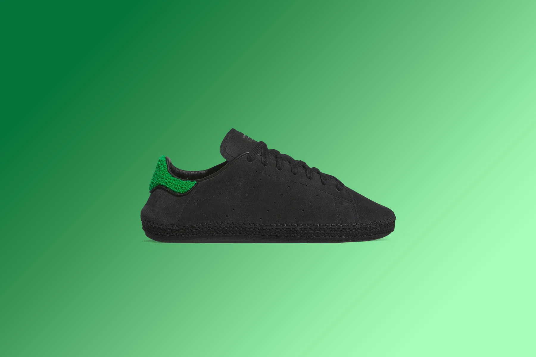 Adidas Originals x CLOT Stan Smith by Edison Chen - Core Black/Green - Image 5