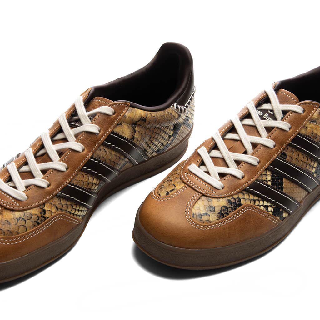 Adidas Originals x Wales Bonner Gazelle Snake - Supplier Colour/Dark Brown/Wonder White - Image 3
