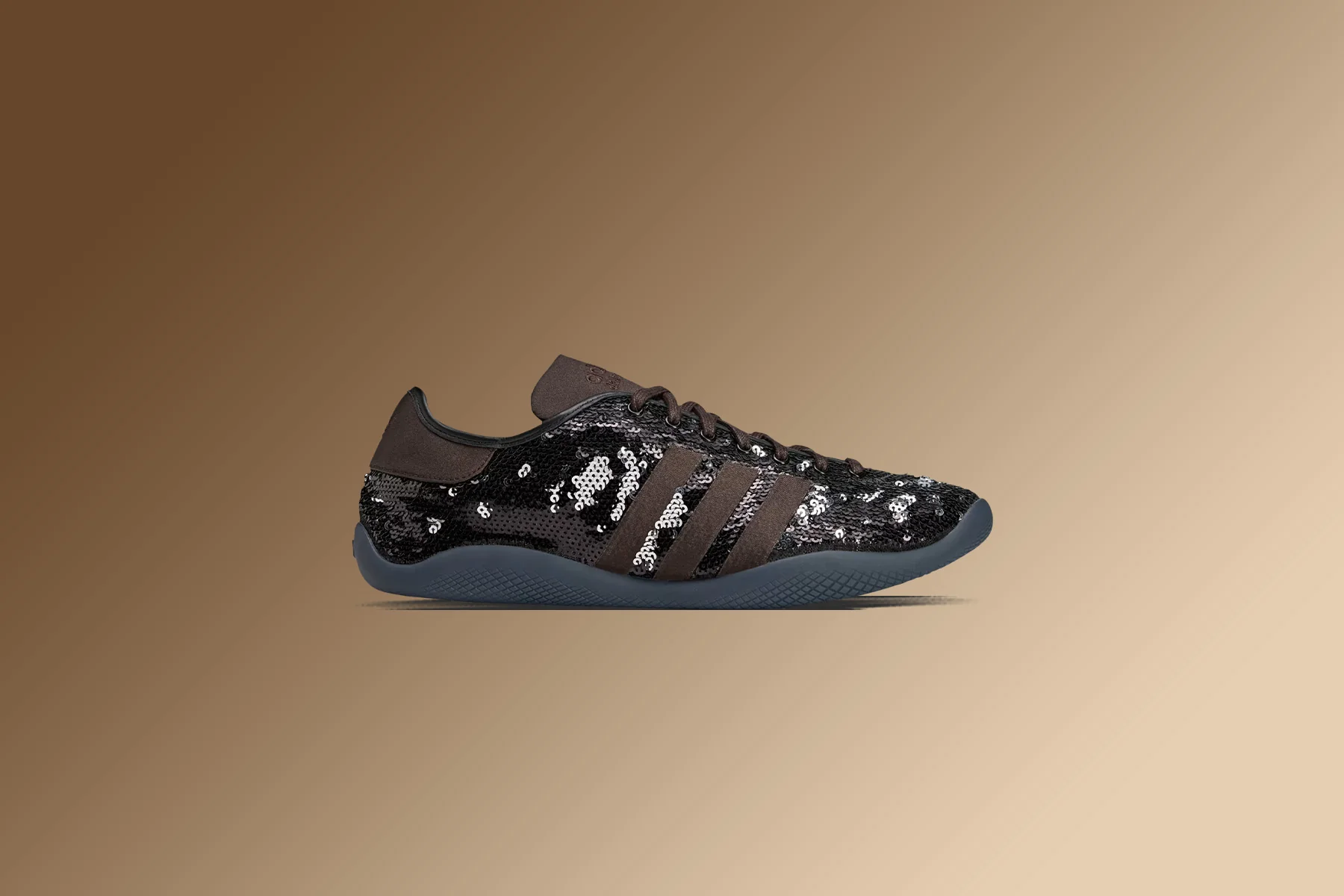 Adidas Originals x Wales Bonner Karintha Sequin - Core Black/Silver Metallic/Dark Brown - Image 5