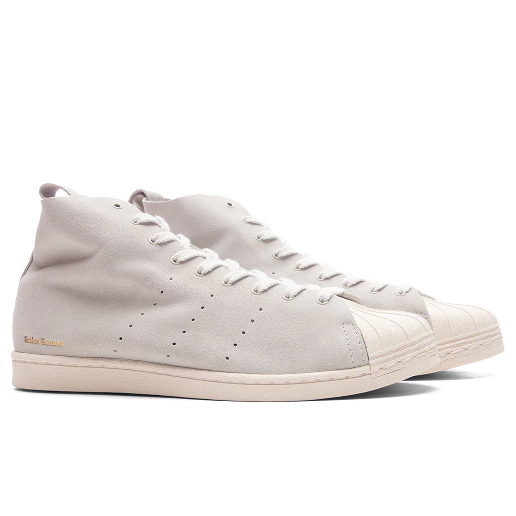 Adidas Originals x Wales Bonner Superstar Hi - Supplier Colour/Cream White/Gold Metallic - Image 2
