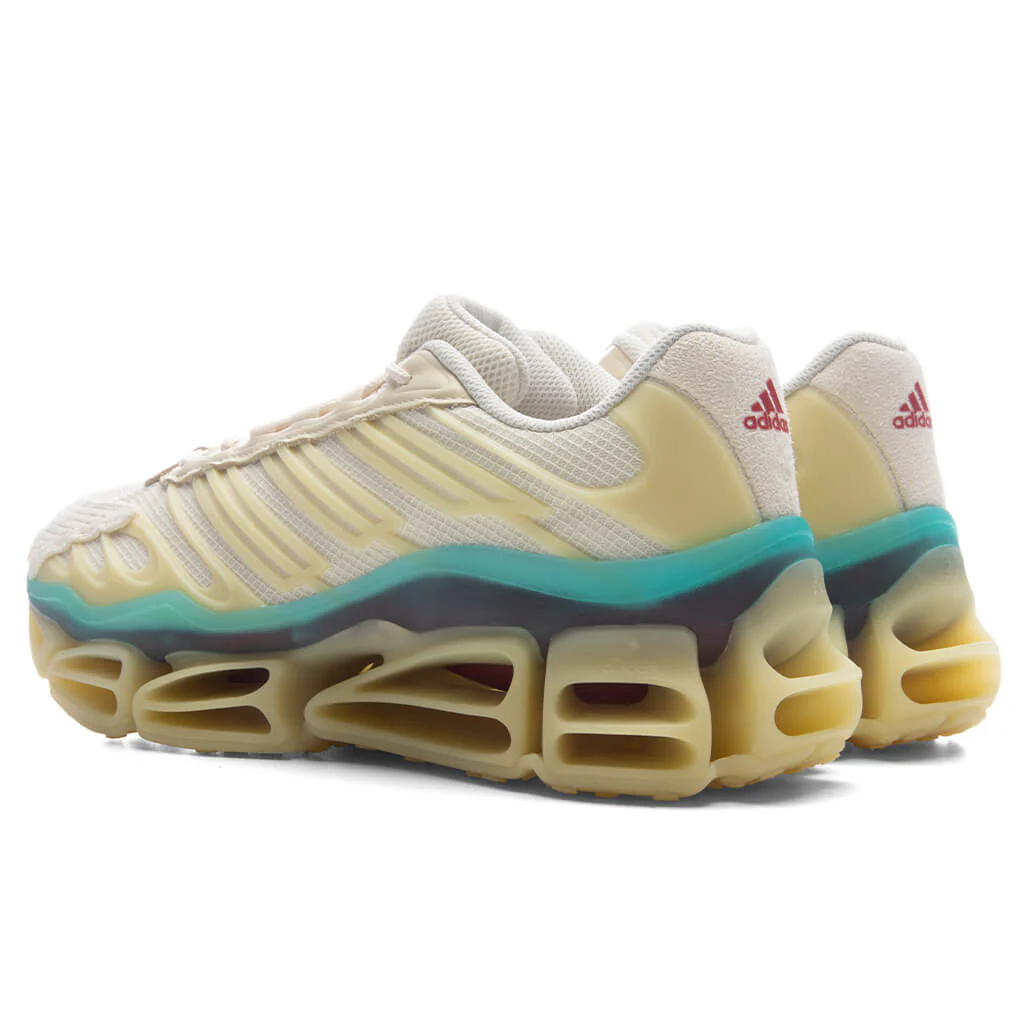 Adidas Originals x Willy Chavarria Megaride AG - Cream White/Warm Vanilla/Power Red - Image 3