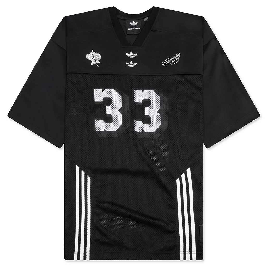 Adidas Originals x Willy Chavarria Football Jersey - Black