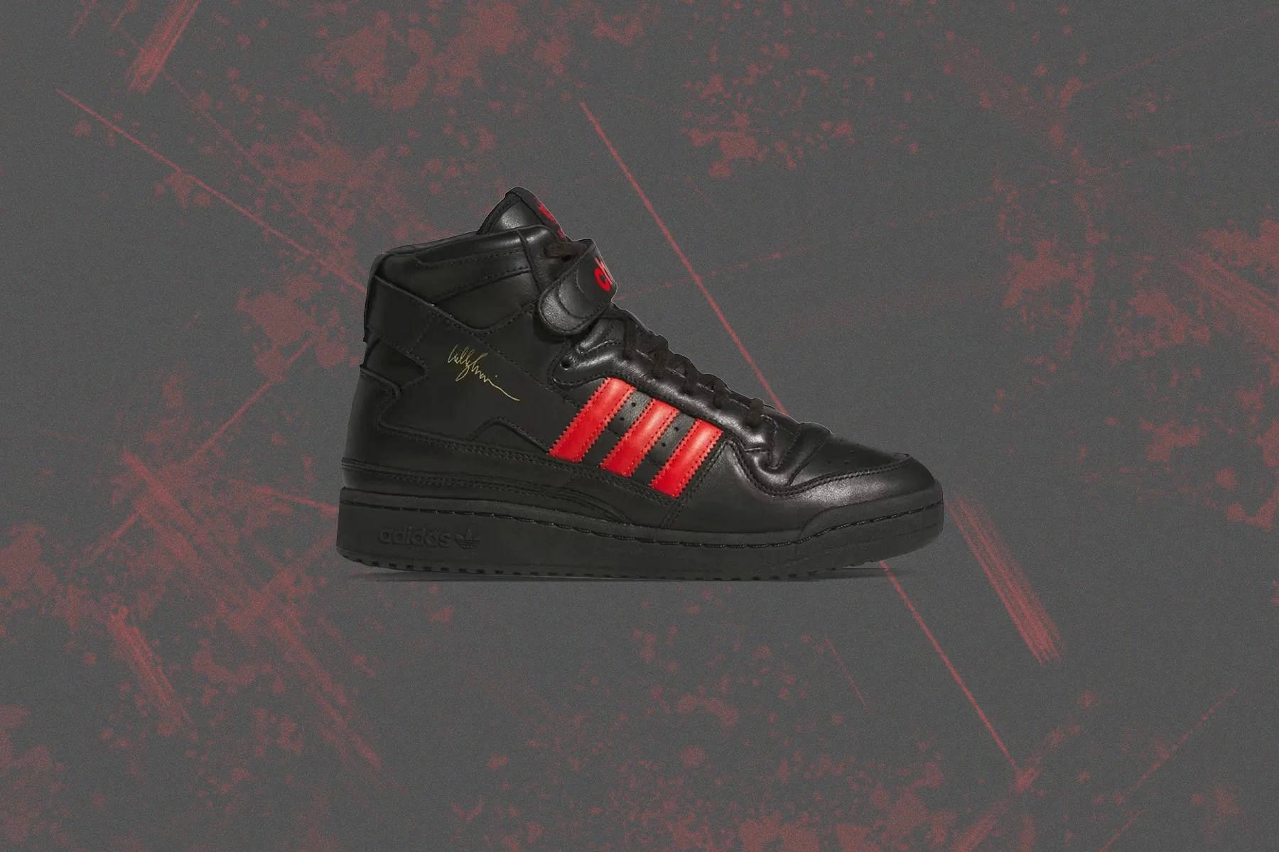 Adidas Originals x Willy Chavarria Forum 84 - Core Black/Core Black/Red - Image 5