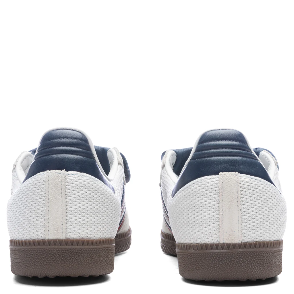 Samba LT - Crystal White/Dark Blue/Gum - Image 4