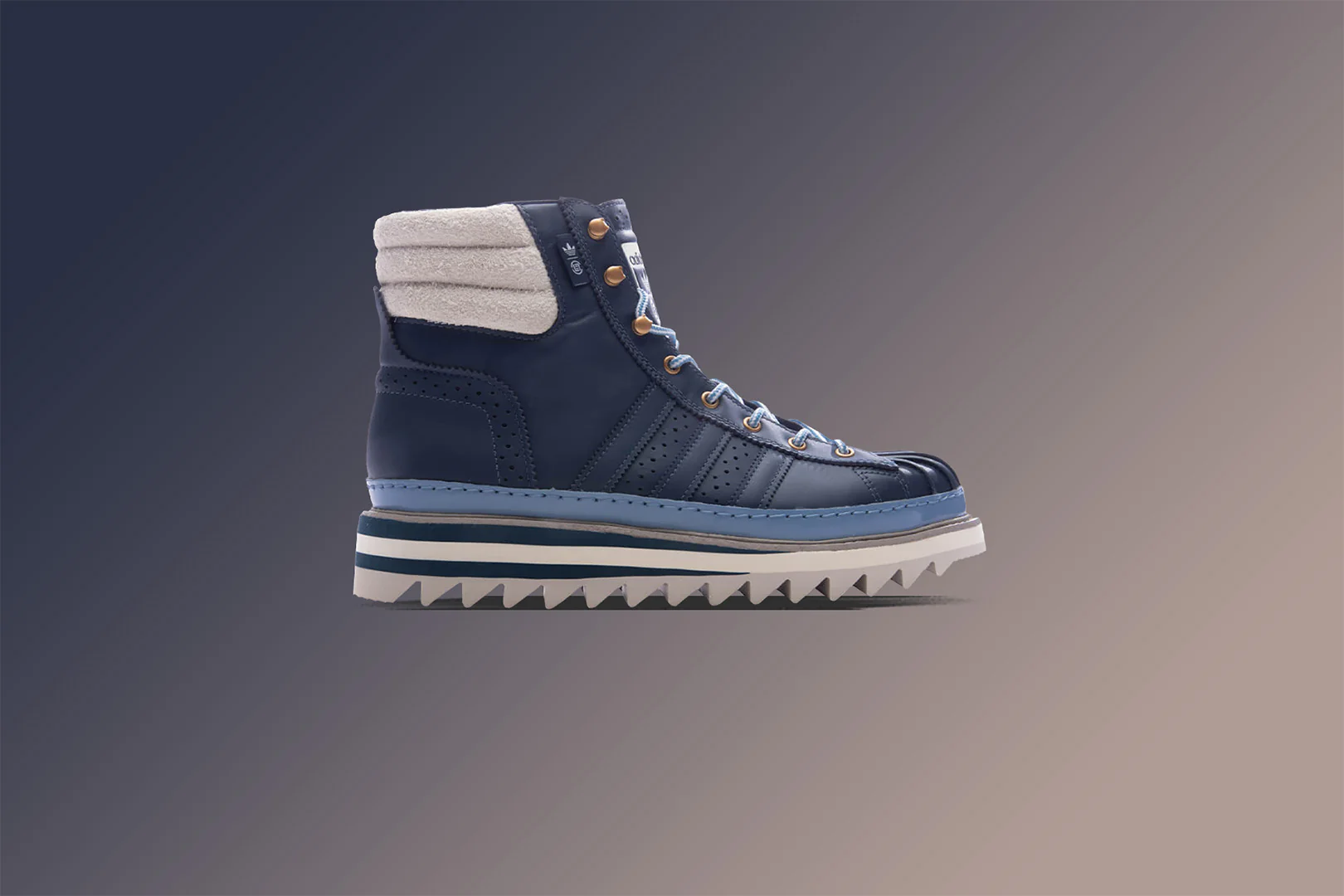 Adidas x CLOT Pro Model By Edison Chen - Mineral Blue/Cream White - Image 5