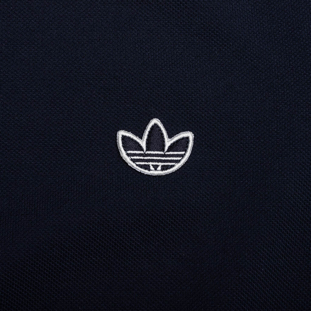 Women's Adidas x Sporty & Rich Polo T-Shirt - Night Navy - Image 5