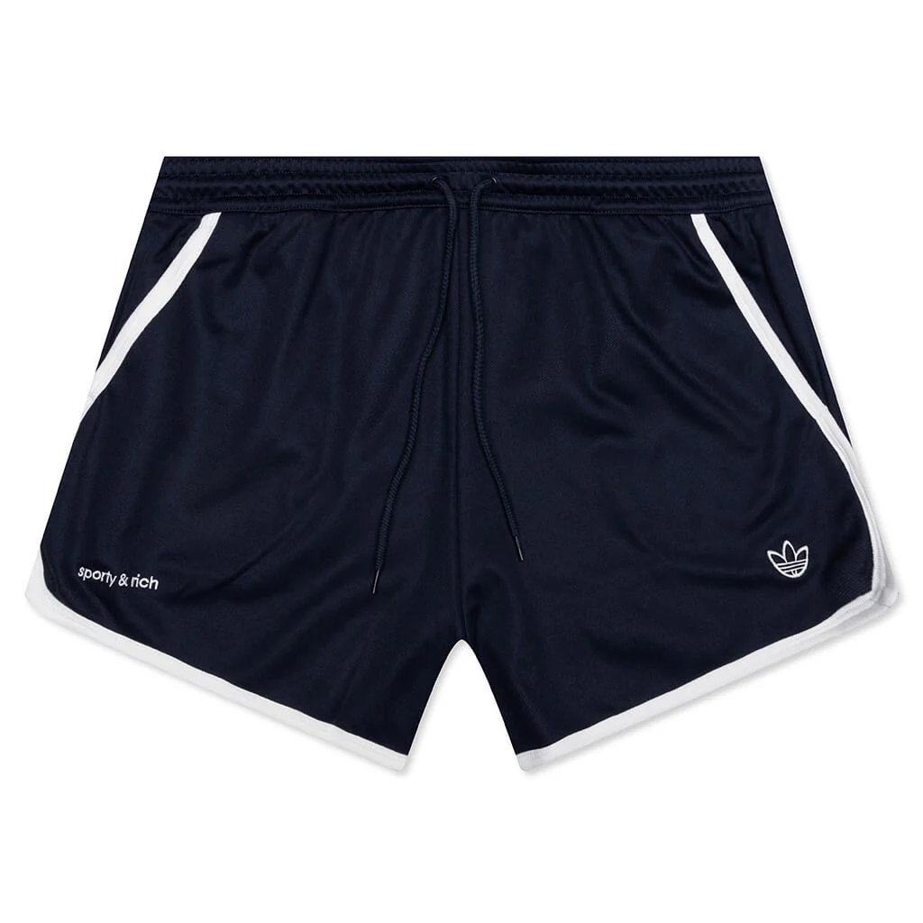 Women's Adidas x Sporty & Rich Short - Night Navy