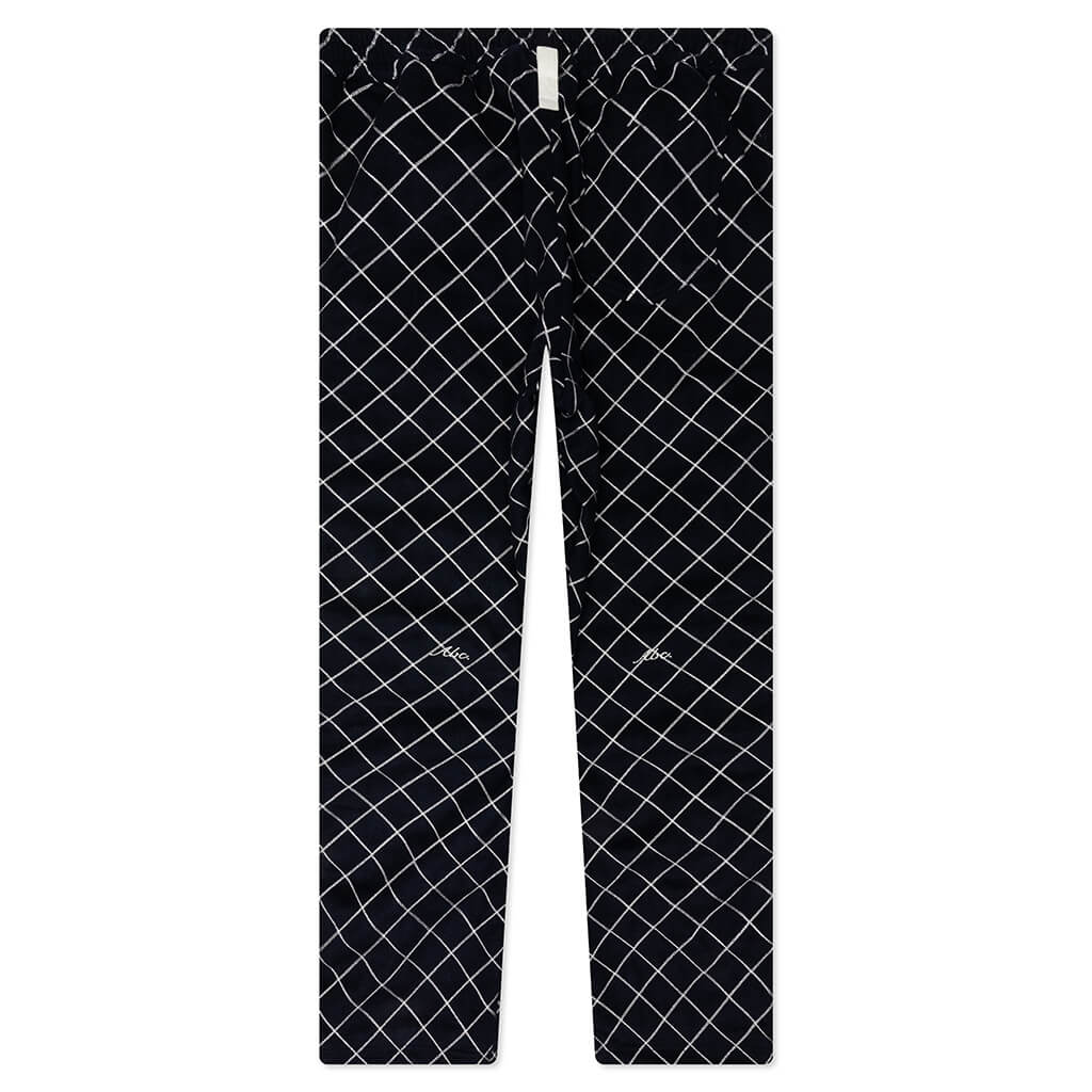 Abc. Diamond Chain Stitch Quilted Wool Zipper Breakaway Pants - Navy - Image 2