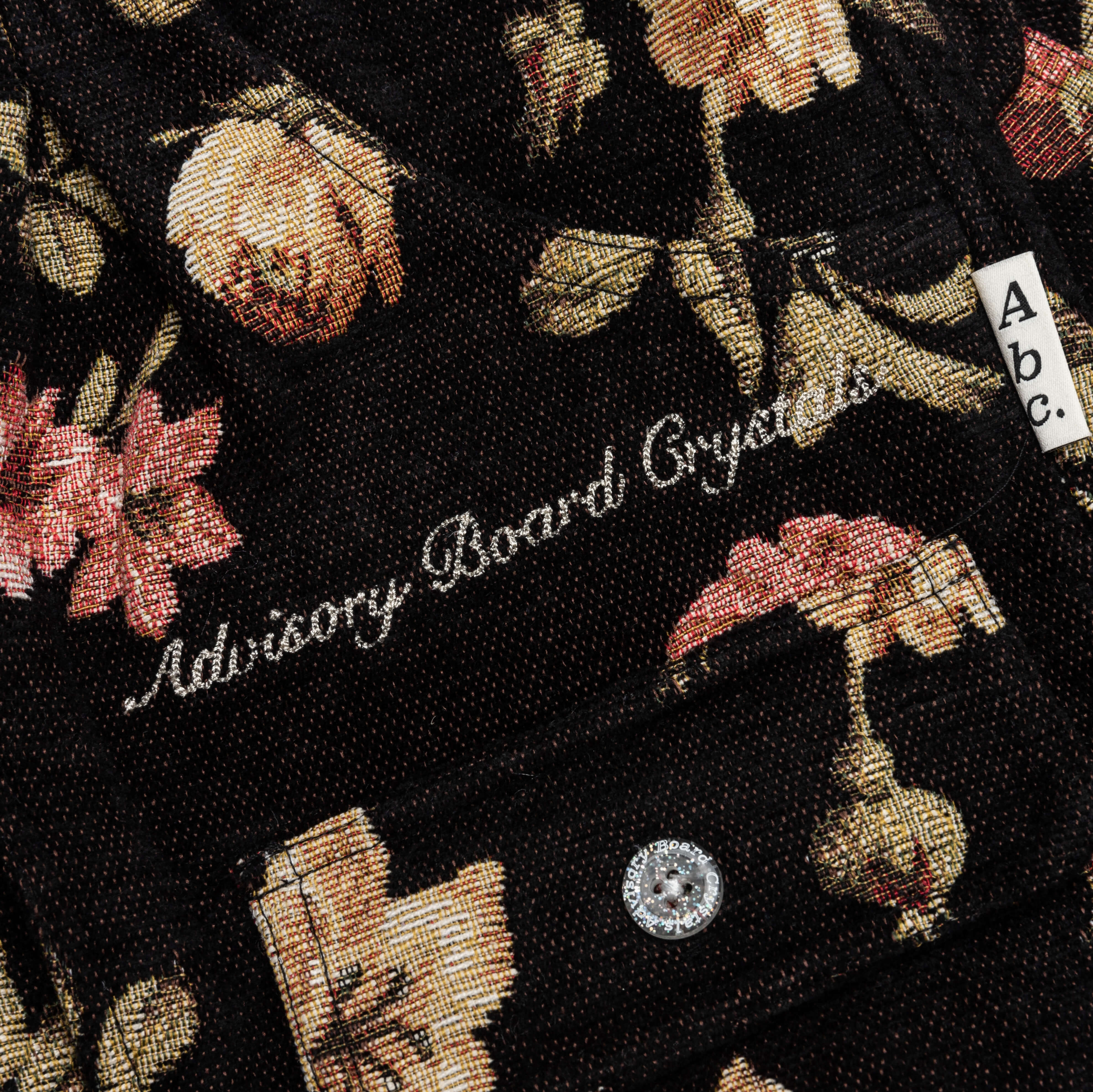 Abc. Floral Jacquard Waterproof Shorts - Black - Image 5
